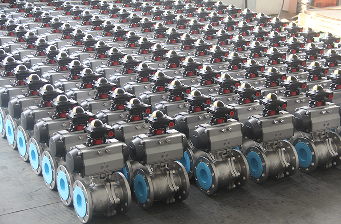 羅贊電動球閥_蝶閥發貨